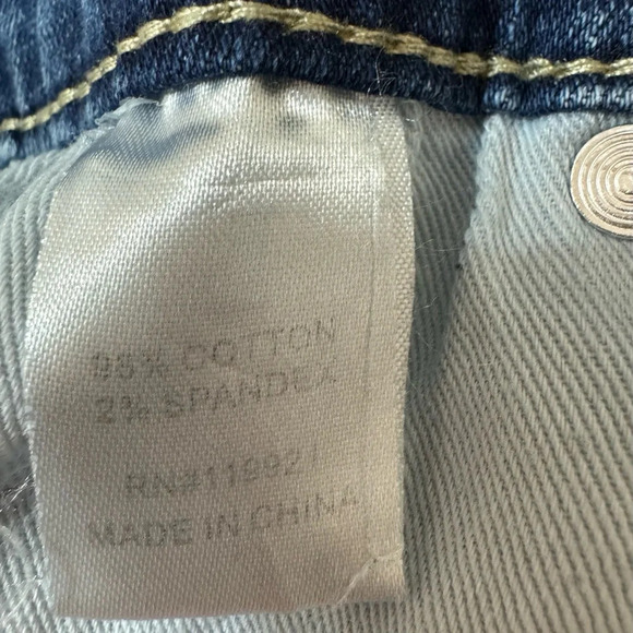 Decibel denim jeans. Distressed Ripped Patched Colorful Embroidered 28x31 - Picture 7 of 11